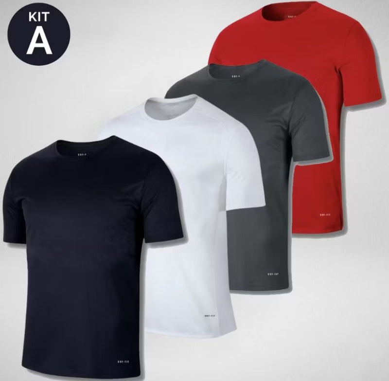 Kit 4 Camisas DriFrit NK Elastic - [Compre 2 Leve 4]